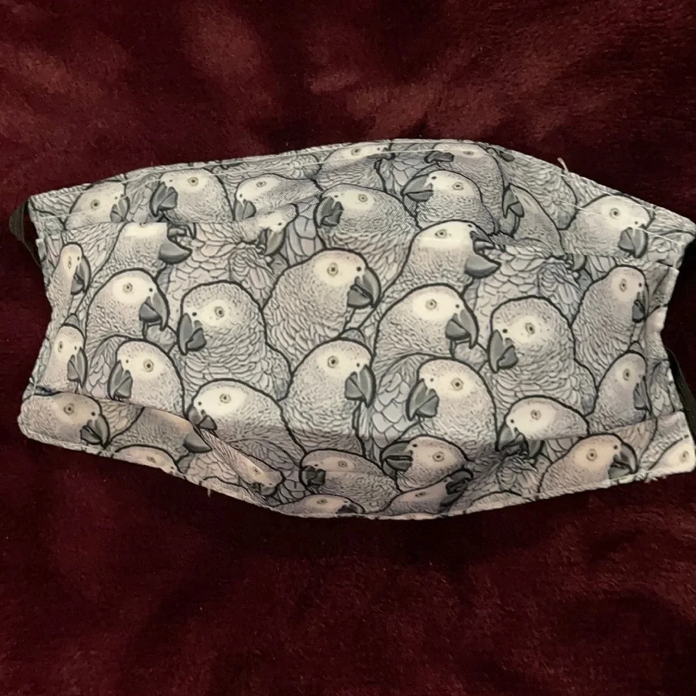 6/$20 New bird face mask